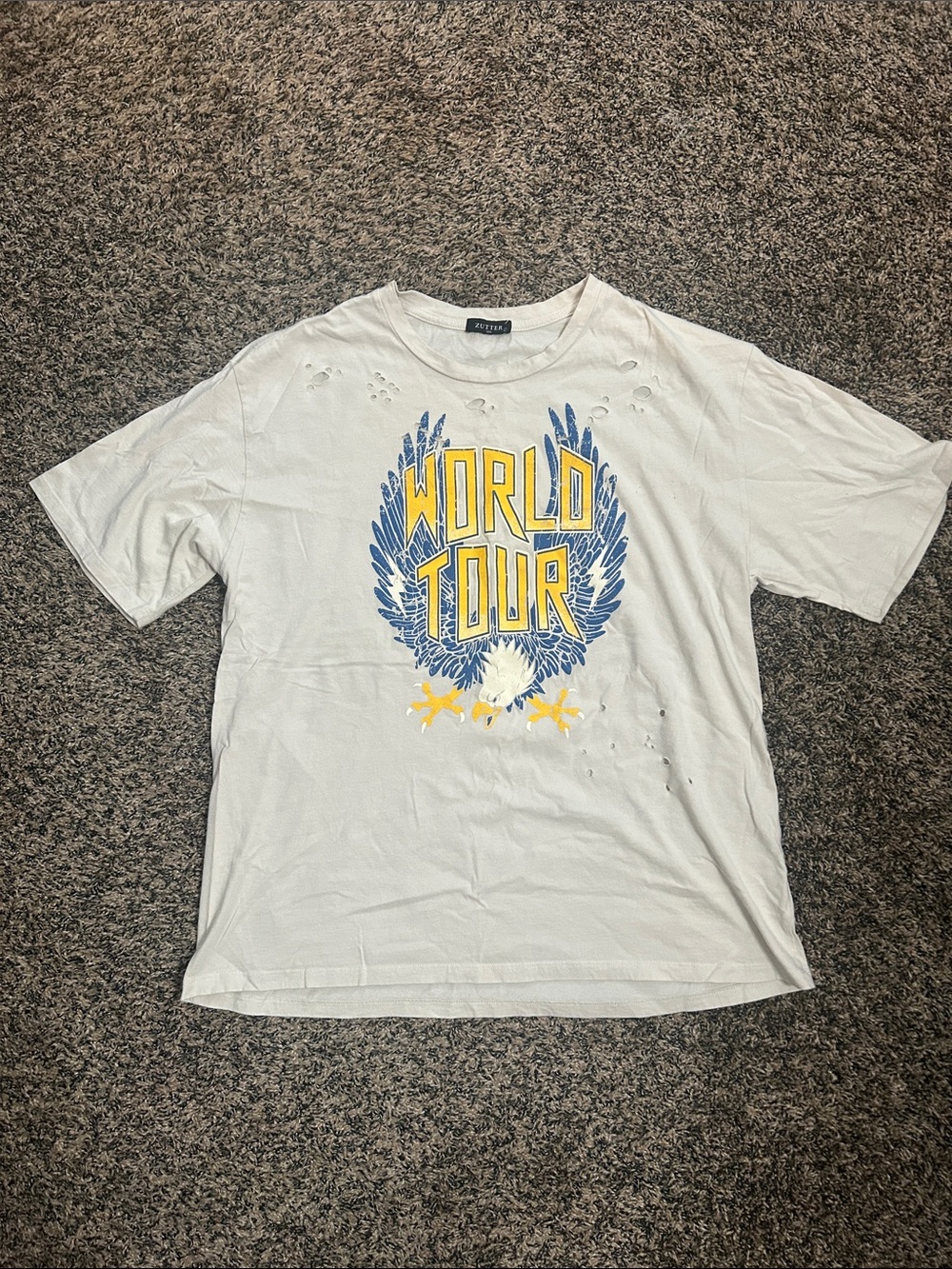 World Tour Graphic Short Sleeve Tee - White